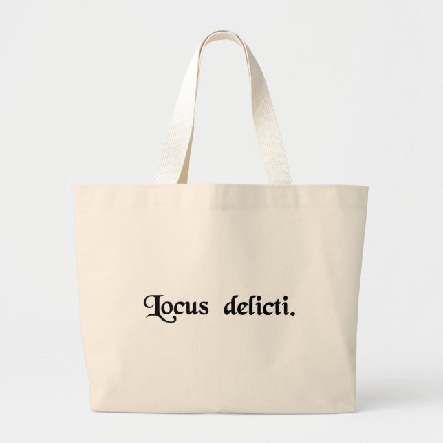 Bolsa Tote Grande A cena do crime (Frente)