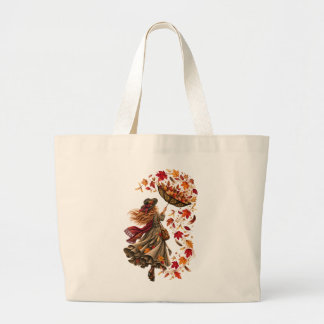 Bolsa Tote Grande A Colecionadora de Vento – Mulher Caprichosa de Ou