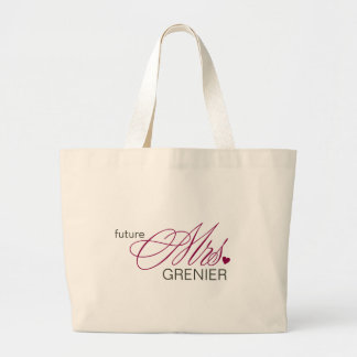 Bolsa Tote Grande A futura sra personalizável