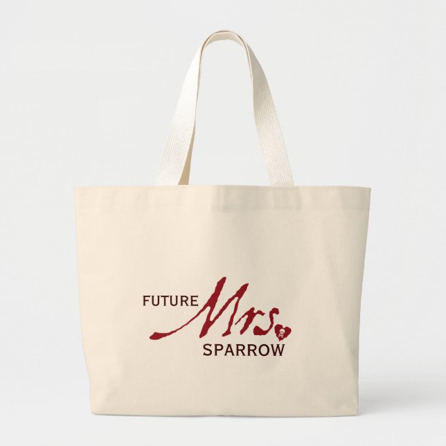 Bolsa Tote Grande A futura sra personalizável (Frente)