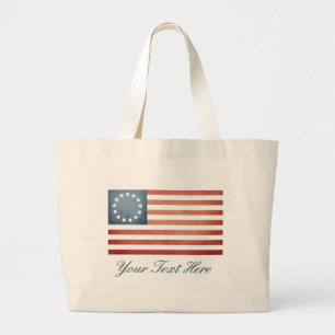 Bolsa Tote Grande A guerra revolucionária feita sob encomenda Betsy