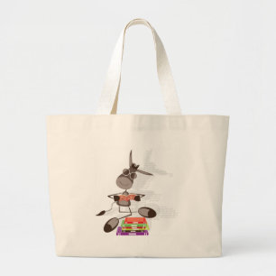 Bolsa Tote Grande A leitura intelectual do asno