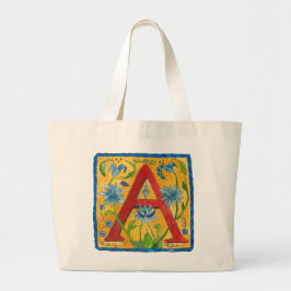 Bolsa Tote Grande A Letter Tote Bag
