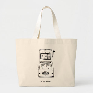 Bolsa Tote Grande A Máquina Pun