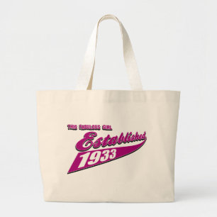Bolsa Tote Grande A menina estabeleceu 80