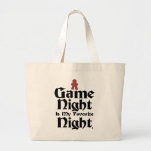 Bolsa Tote Grande A Noite de Jogo é o Meu Humor Múltiplo Favorito