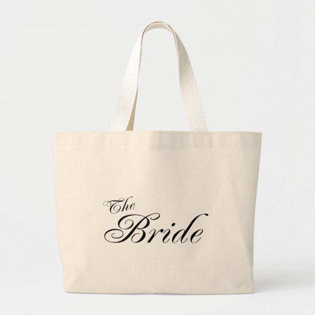 Bolsa Tote Grande A noiva (preto) (Frente)