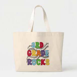 Bolsa Tote Grande A ó categoria multicolorido balança o camiseta e