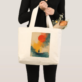 Bolsa Tote Grande A paixão interior derrete o frio da Na moda de sol