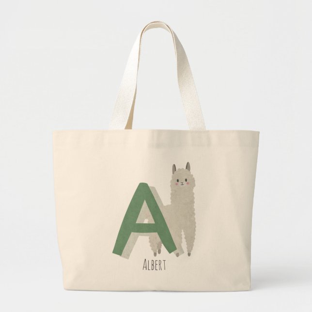 Bolsa Tote Grande A para Alpaca (Frente)