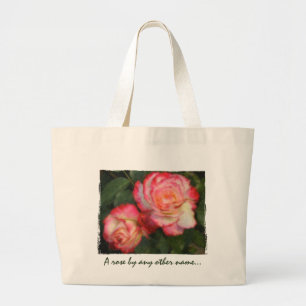 Bolsa Tote Grande A sacola cor-de-rosa do Parfait da cereja