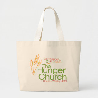 Bolsa Tote Grande A sacola da igreja da fome