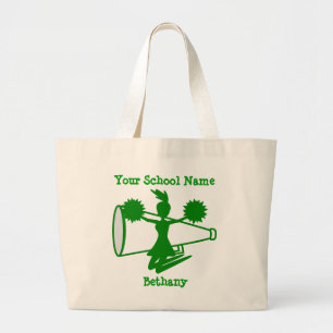 Bolsa Tote Grande A sacola do cheerleader