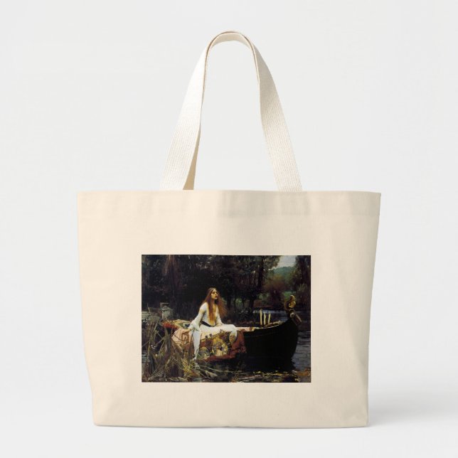 Bolsa Tote Grande A senhora do Shallot (Frente)