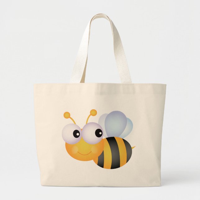 Bolsa Tote Grande Abelha bonito (Frente)