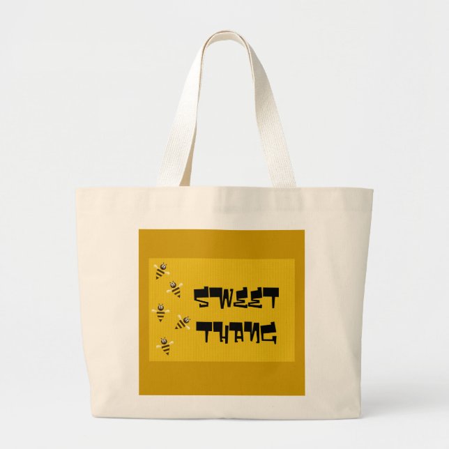 Bolsa Tote Grande Abelhas (Frente)