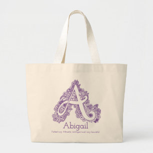 Bolsa Tote Grande Abigail Um saco de tota monograma