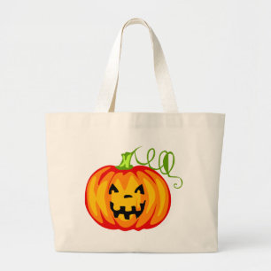 Bolsa Tote Grande Abóbora