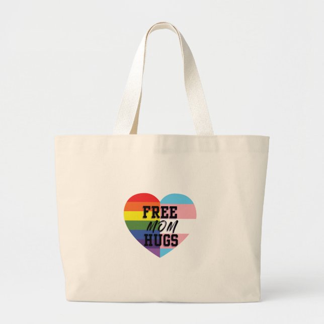 Bolsa Tote Grande Abraços mais livres da mamã! (Frente)