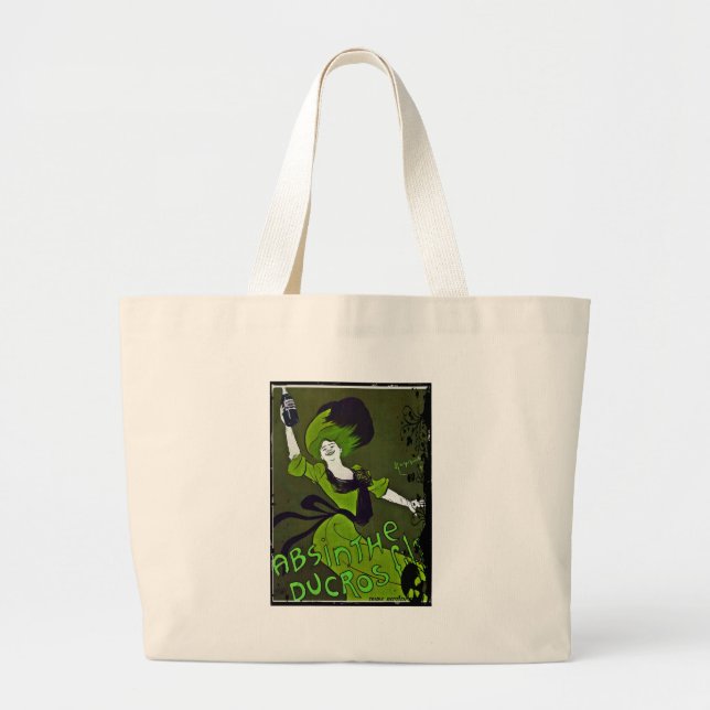 Bolsa Tote Grande Absinthe em Verde (Frente)