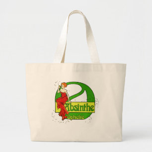Bolsa Tote Grande Absinthe Ophelie Woman Em Vestido Vermelho