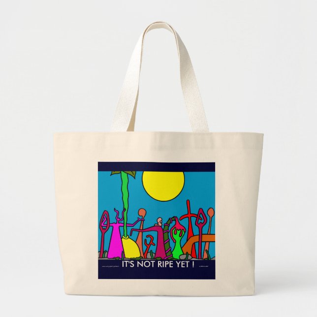 Bolsa Tote Grande Abstrato Art Bag (Frente)