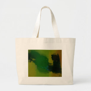 Bolsa Tote Grande Abstrato verde-creativo