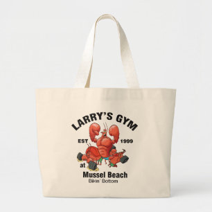 Bolsa Tote Grande Academia do Larry na Praia de Mexilhão