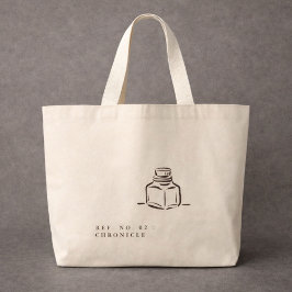 Bolsa Tote Grande Academia Sombria – Livro de Presente para Introver