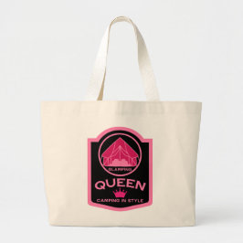 Bolsa Tote Grande Acampamento Rainha De Luz Ao Estilo
