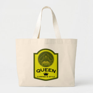 Bolsa Tote Grande Acampamento Rainha De Luz Ao Estilo
