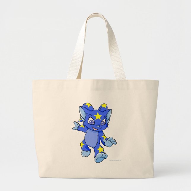 Bolsa Tote Grande Acara estrelado Excited (Frente)