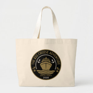 Bolsa Tote Grande Acessório de Aventura de Viagem de Cruzeiro Mundia