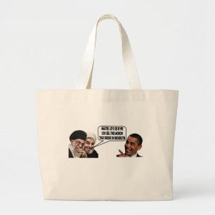 BOLSA TOTE GRANDE ACORDO IRANIANO DE OBAMA