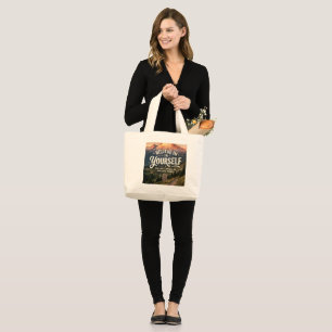 Bolsa Tote Grande Acredite em Si Mesmo