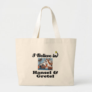 Bolsa Tote Grande acredito em hansel e gretel