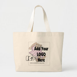 Bolsa Tote Grande Adicione o LOGOTIPO da sua empresa como presentes
