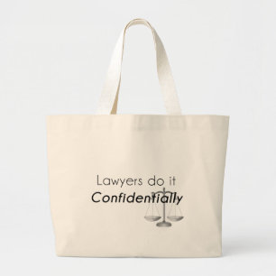 Bolsa Tote Grande Advogados fazem isso Confidencialmente