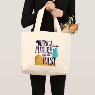Bolsa Tote Grande África é o Futuro & o Passado
