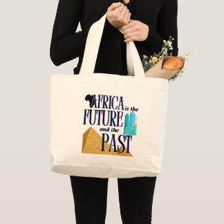 Bolsa Tote Grande África é o Futuro & o Passado | 