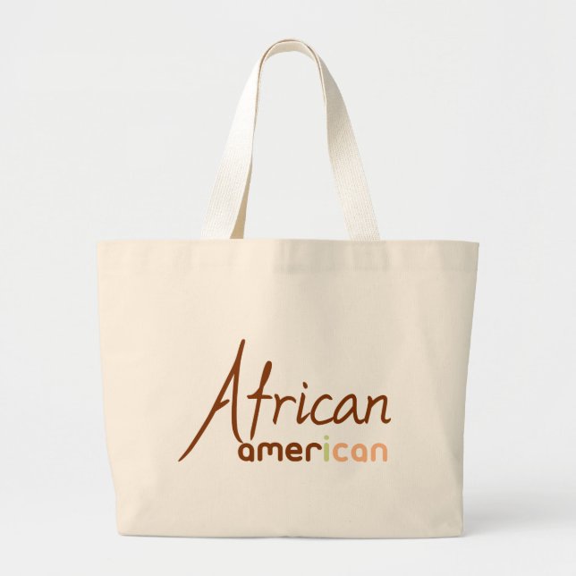 Bolsa Tote Grande Afro-americano (Frente)