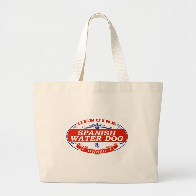 BOLSA TOTE GRANDE ÁGUA ESPANHOLA DOG_ (Frente)