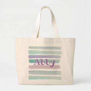 Bolsa Tote Grande AGUARELAS COM a grande sacola CONHECIDA