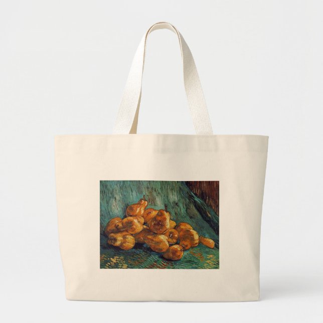 Bolsa Tote Grande Ainda com Peras, van Gogh (Frente)