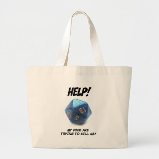 Bolsa Tote Grande Ajuda! Meus dados estão tentando matar-me!