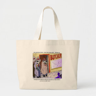 Bolsa Tote Grande Al Cowpone & A Gangue Moofia Vacas Engraçadas