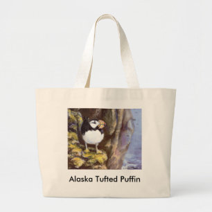 Bolsa Tote Grande Alaska Tufted Puffin