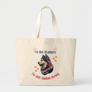 Bolsa Tote Grande Alaskan Malamute