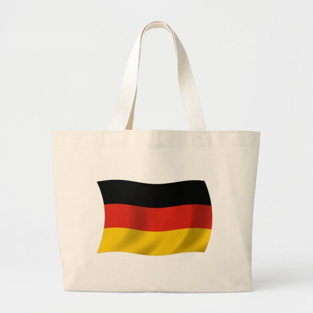 Bolsa Tote Grande Alemanha Flag Tote Bag (Frente)
