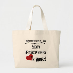 Bolsa Tote Grande Alguém em San Francisco